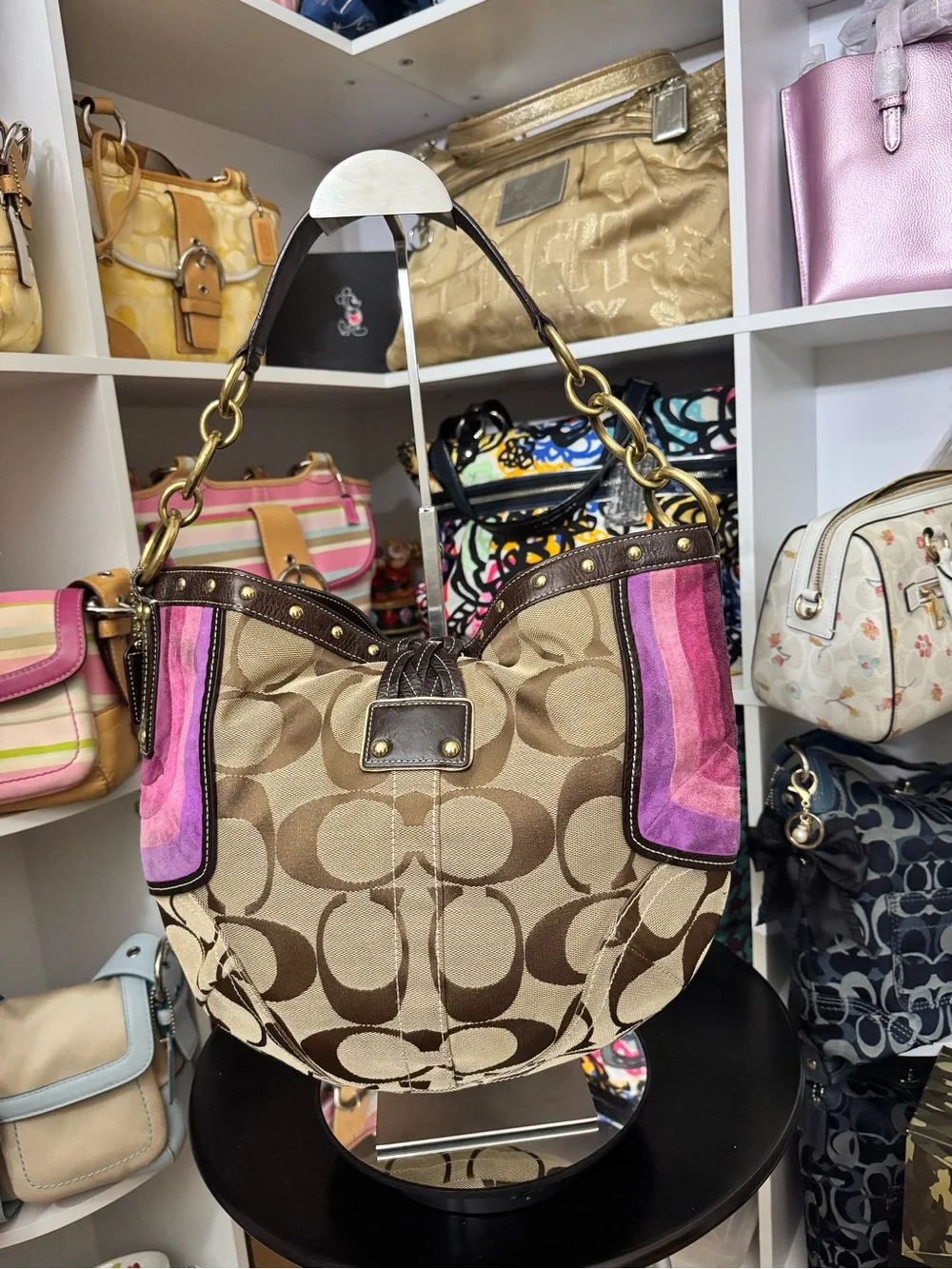Coach Suede SoHo Hobo Bag